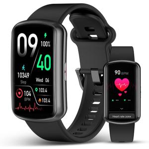 SOUYIE Smart Watch Fitness Trackers for Men Women, 1.47 HD Curved Screen, 24/7 Heart Rate/SpO2/ Blood Pressure Monitor, Sleep Tracker, 110+ Sports Modes, Waterproof Activity Tracker for Android iOS