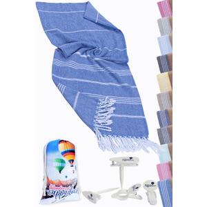 Cute Beach Towel with Sand Anchor Clip (70 inch x 35 inch) Oversized Turkish Lightweight, Quick Dry, Sandproof, Travel Pool Swim Towel - Fast Dry, Packable, Perfect Beach Gifts for Women