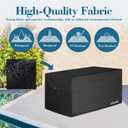 Deck Box Cover- Heavy Duty 600D Polyester Oxford,100% Waterproof Deck Box Cover 63" L x 30" W x 28" H