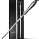 Honing Rod 10'', German High Carbon Steel Knife Sharpener Rod with Premium Gift Box, Professional Fine Sharpening Stone Kitchen Knife Whetstone with Stainless Steel Handle, 10 inch