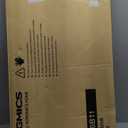 SONGMICS 5-Tier Storage Shelves, Load 2310 lb, Garage Storage, Boltless Assembly, Adjustable Shelving Unit, 17.7 x 35.4 x 70.9 Inches, for Study Shed Basement, Black and Rustic Brown UGLR450B11