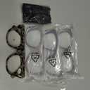 Reading Glasses for Women Men Square Oval Readers with Spring Hinge Anti UV Glare 3.5
