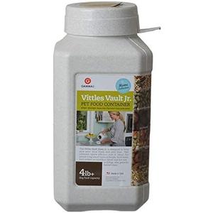 Gamma Vittles Vault Airtight Square Pet Food Container Holds 4-6 lbs - 5.5" L x 5.5" W x 11.25" H