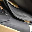 YIERTAI Dodge RAM Seat Covers Fit for 2009-2025 2026 1500HD 2010-2026 2500/3500HD Truck Full Set Crew Double Cab Quad Cab Waterproof Faux Leather Seat Covers(5 PCS Full Set/Black)