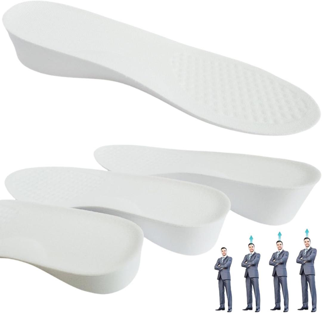 Heel Lifts for Shoes,Taller Shoe Inserts,Insoles Men Height Increase Socks,Brandone Insoles,Height Increasing Shoes,Orthopedic High Pads for Men,Shoe Height Booster (10.94''Lx1.6''UP) (1PAIR)