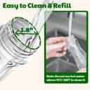 Birdream Hummingbird Feeders for Outdoors, 15oz Hanging Hummingbird Feeders Ant Proof, Easy to Clean and Maintain, Gift for Bird Lover, Green (2 Pack)