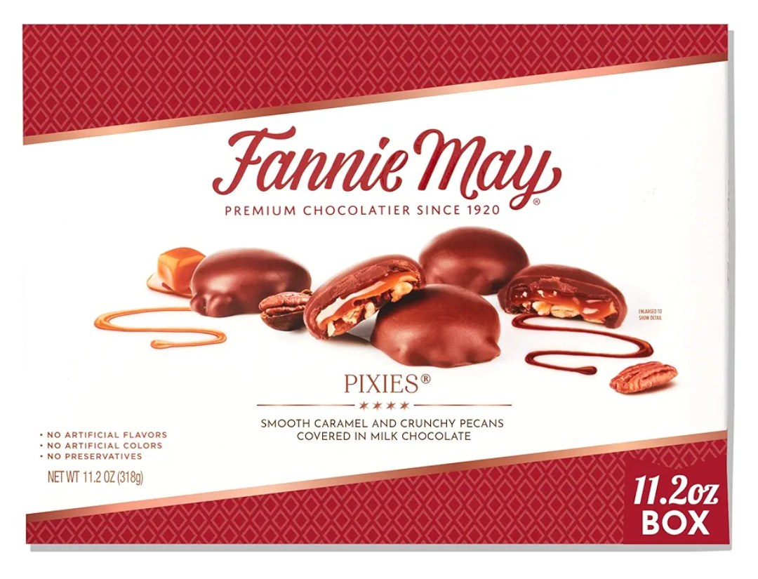 Pack Of 2 Fannie May, Milk Chocolate Candy, Pixies, 11.2 oz (No BB Date)