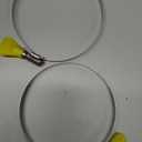 Heavy Duty 4"Flexible Dryer Vent Exhaust Duct Hose 3 Feet for Tight Space, Extra Thick(6-ply) Aluminum Foil Ducting Kit with 2 Key Hose Clamps D