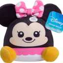 Disney Classics Minnie Mouse Weighted Small Plush, 5-inch Stuffed Animal, Kids Toys for Ages 3 Up by Just Play