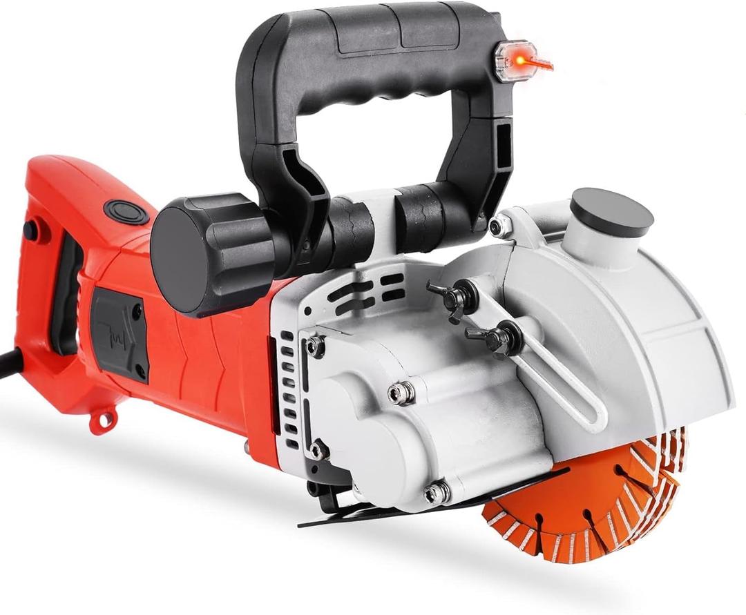 YUCHENGTECH 4800W Wall Chaser Concrete Cutter Wall Grooving Cutting Machine Chaser Electric Wall Chaser Cutting Machine Wall Grooving Cutter With Infrared Sighting Line