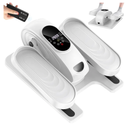 Under Desk Elliptical Exercise Machine, Electric Ellipse Leg Exerciser as Seen on TV, 15 Speeds Foot Exerciser While Sitting for Seniors, Portable Seated Pedal Exerciser for Home Office, Gifts