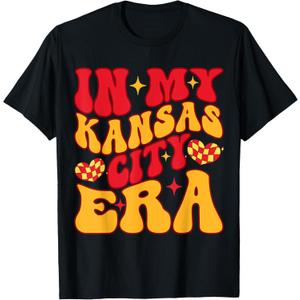 Groovy In My Kansas City Era T-Shirt (Small, Black)