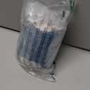 MECCANIXITY Metallic Glitter Velvet Ribbon 3/8 Inch x 50 Yard Single Face Sparkle Ribbon for Christmas DIY Crafts Gift Wrapping Bow Decoration Lake Blue