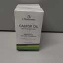 2 x Castor Oil for Eyelash & Aceite de Castor Organico | Aceite de Ricino para Pestaas  4 fl oz, Cold-Pressed & Hexane-Free, Glass Bottle with Pre-Filled Lash & Brow Applicators