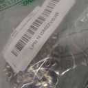 Litoexpe 2.5MM Tiny Grommets Eyelets 200 Pcs, Self Backing Eyelets for Bead Cores, Clothes, Leather, Canvas (Silver)