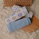 GLLQUEN BABY Swaddle Sleep Sack - 3 Pack Infant Swaddles for Newborn, Baby Swaddling Sack 0-3 Months, Ergonomic Newborn Swaddle Blanket for Baby Boy and Girl, Blue & Elephants