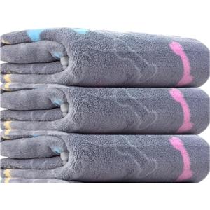 Dog Blankets Washable, 3 Pack Dog Blanket Washable 41" x 31", Fuzzy Soft Pet Mat Throw Cover for Kennel Crate Bed, Blankets for Dogs, Pet Blanket (Grey Bone-3 Pcs, Large (41 in x 31 in))