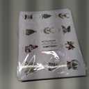 4 x Christmas Stickers for Cards Crafts Envelope Seals 2 Inch 12 Designs Round Elegant Merry Christmas Holiday Patterns Label Card Stickers for Envelopes Xmas Gifts Presents Bag Navidad (joy180)