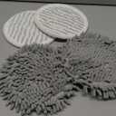 Shark Steam & Scrub Dirt Grip Soft Scrub & Dusting Washable Pads, Fully Reusable, Powerful Cleaning on All Sealed Hard Floors, Compatible with S8001, S8201, S7201 & S7001, Grey, XKITP7000D