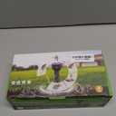 2026 Upgraded Mole & Snake & Skunk & Rabbit Repellent Solar Powered, Ultrasonic Deterrent, IP65 Waterproof, Effective Get Rid of Gopher Raccoon Vole Groundhog Chipmunk for Yard Lawn Garden, 4-Pack (Black)