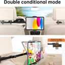 Headrest Tablet Holder for Car Accessories, Crafted from aircraft-grade aluminumUniversal Car Tablet Mount with 22'' Extendsion Arm Car Seat Mount for iPad, Galaxy, Fire HD or 4.7-12.9 Tablets