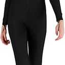 Micosuza Swimsuit for Women Design One Piece Long-Sleeve Surfing Suit, S
