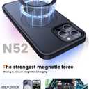 360 Rotatable Magnetic Stand for iPhone 14 pro max Case Compatible with Mag-Safe 16FT Military Drop Protection, Anti-Scratch/Fingerprint Shockproof iPhone 14 pro max Phone Case(Matte-Black)