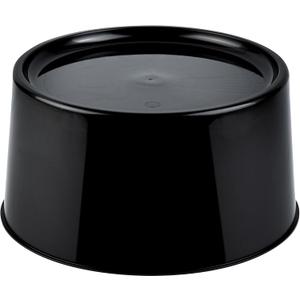 Restaurantware-BASES ONLY: Bev Tek Beverage Dispenser Bases, Pack of 4 Durable Holders - Dispenser Sold Separately, For 3 And 6 Gal Dispensers, Black Plastic, Dishwashable