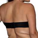 Vanity Fair Women's Beauty Back Smoothing Strapless Bra, 4-Way Stretch Fabric, Lightly Lined Cups up to H (Black, M)