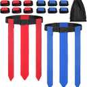 16 Pcs Flag Football Belts, Adjustable Flag Football Set with Flags, Suitable