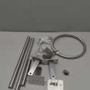 Brushed Nickel Bathroom Accessories Set, KLJKPA 4 Pieces Bathroom Hardware Set, 24 inch Towel Bar, Towel Racks for Bathroom, Robe Towel Hooks, Toilet Paper Holder Wall Mounted