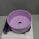 Quiet Hamster Wheel 10.2 Inch Dual-Bearings Silent Small Animals Running Exercise Wheel Height Adjustable for Syrian Hamsters, Gerbils, Rats, or Other Small Pets, Taro Purple