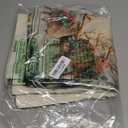 Christmas Pillow Covers 18x18 inch Set of 4, Christmas Decorations Snowman Santa Elk Sleigh Truck Plaid Winter Holiday Decor, Merry Christmas Throw Cushion Cases for Sofa Couch Living Room Home Decor (White)