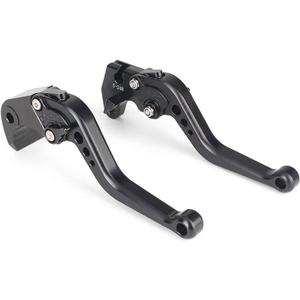 GZYF Motorcycle Short Brake Clutch Levers for Suzuki 2004 2005 GSXR 600 750 K4, Black
