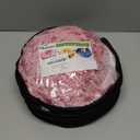 AUOON Cat Tunnel Bed for Indoor Cats - Large Cat Donut Tunnel with Hanging Ball Toy, Collapsible 2-in-1 Multifunctional Interactive Cat Toy for Kitten, Puppy, Rabbit, Ferret (Rosiness)