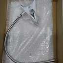 Magnifying Glass with Clip Computer Screen, Clip On Magnifying Glass with Light Hands 4X Magnification Large Clear Lens Flexible Hose Magnifier for Reading Repair Crafts