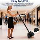 Koov Heavy Duty Sign Holder Stand, 24"x36" Poster Stand with Water-Fillable Base & Wheels, Aluminum Alloy Portable Sidewalk Poster Board Stand, Outdoor Sign Stand for Business, Office, Trade Show, Mall Advertising (Frame Only)
