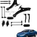 14-Pack Front Lower Control Arm Tie Rods Suspension Kit Replacement for 2007 2008 2009 2010 2011 Camry