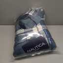 Nautica Home Ultra Soft & Cozy Microsuede Reversible Plaid Quilted Comforter Matching Shams, 3-Piece Bedding Set, Queen, Navy