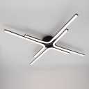 Lack Iron Art Minimalist Ceiling Light Fixtures  LED 34W 3000K Warm Light Ceiling Lamp for Corridor, Living Room, Balcony, Bedroom Decoration