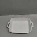 STAUB Ceramics Rectangular Baking Dish Set, 1pc, White, 8 x 7