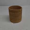 KOLWOVEN Mini Trash Cans, Mini Storage Bin Table, Desk Trash Can Mini, Narrow Trash Can Bathroom, Slim Garbage Can, Small Waste Basket, Desktop Trash Can