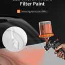 Disposable Paint Cups, 30 Sets Cups and Liners 22 Ounces 650ml, Automotive Paint Mixing Cup with Filters Lids (30)