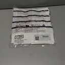 Fiesow Womens Summer Cap Sleeve Half Zip Striped Cropped T Shirts Casual Color Block Collared V Neck Loose Pullover Tops (Medium)