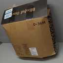 Blissful Diary Vegan Leather Baby Play Mat, 71x59 Thicken Foam Cushioned & Waterproof Playpen Mat for Infants and Toddlers, Stylish and Just Wipe-Clean Playmat for Baby Play on Floor, Light Gray