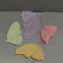 SUNBEAUTY Butterfly Party Decorations, 3D Paper Butterfly Decoration, Hanging Paper Butterfly for Baby Shower Decorations Girls, Women, Paper Flowers for Wall Decoration, Set of 4 (Sparkling)