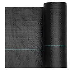 Weed Barrier Landscape Fabric, Heavy Duty Garden Weed Fabric, Woven PP Weed Control Fabric, Driveway Fabric, Geotextile Fabric for Landscaping, Ground Cover, Weed Blocker Weed Mat, Black