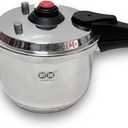 XINFU Heavy Duty 304 Stainless Steel Pressure Cooker 8.5 Quart, Serves 6-8, Standard and Fast Modes, Multi-Safety, Even-Heat Patented Base, Compatible with Gas, Electric, Ceramic and Induction Stoves