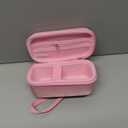 Canboc Camera Case for Canon PowerShot G7 X Mark III/ G7X Mark II Digital 4K Vlogging Camera, Point and Shoot 4K Video Camera Bag, Zipper Mesh Pocket fits USB Cable, Batteries, Pink