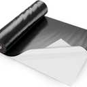 VEVOR 10 Mil Plastic Sheeting Heavy Duty 10' x 100', Thick Plastic Sheeting Roll, Plastic Drop Cloth Painters Tarp Covering for Crawl Space Vapor Barrier, Black and White Double-Sided, Multi-Purpose